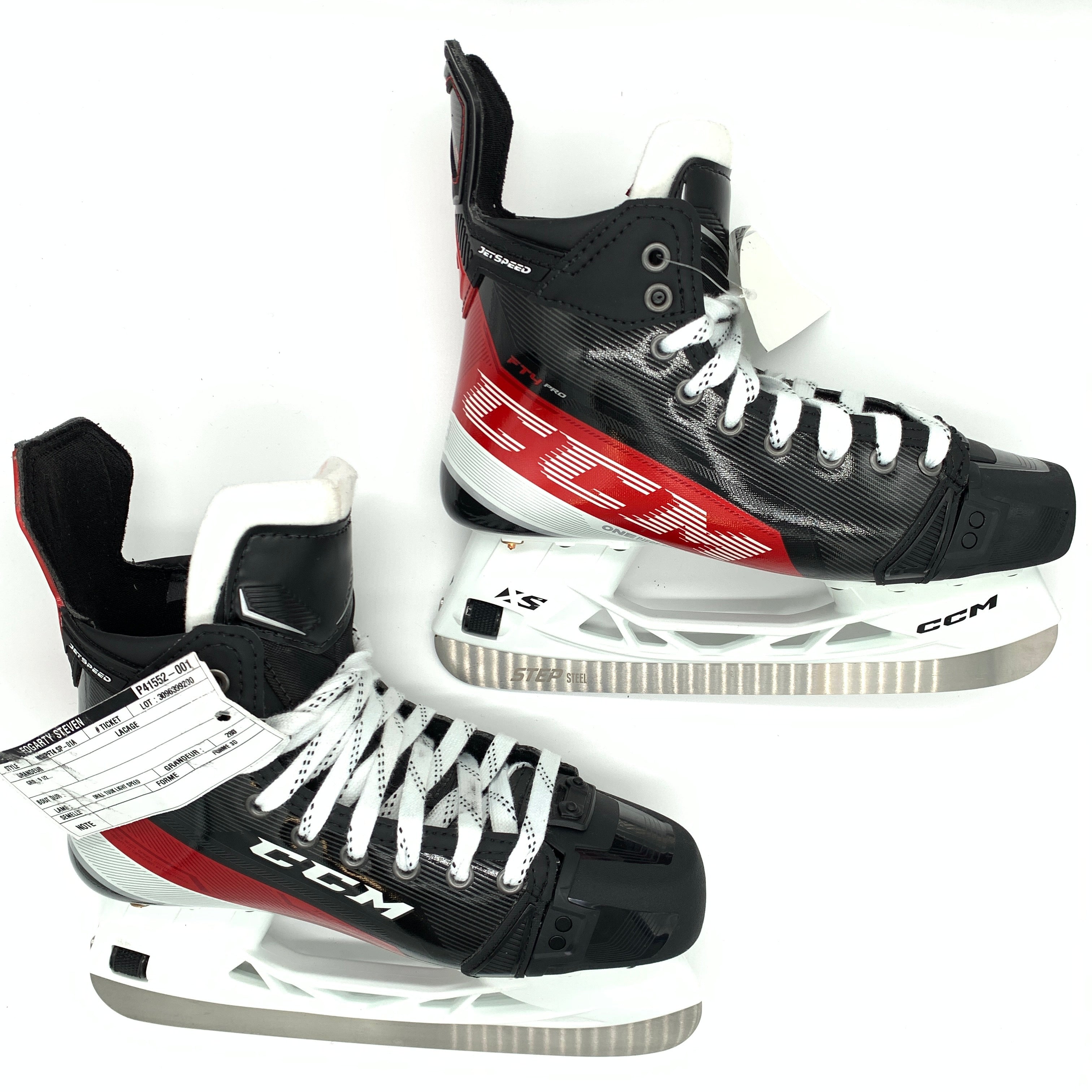 CCM Jetspeed FT4 Pro - Patins de hockey Pro Stock - Taille 9.5D